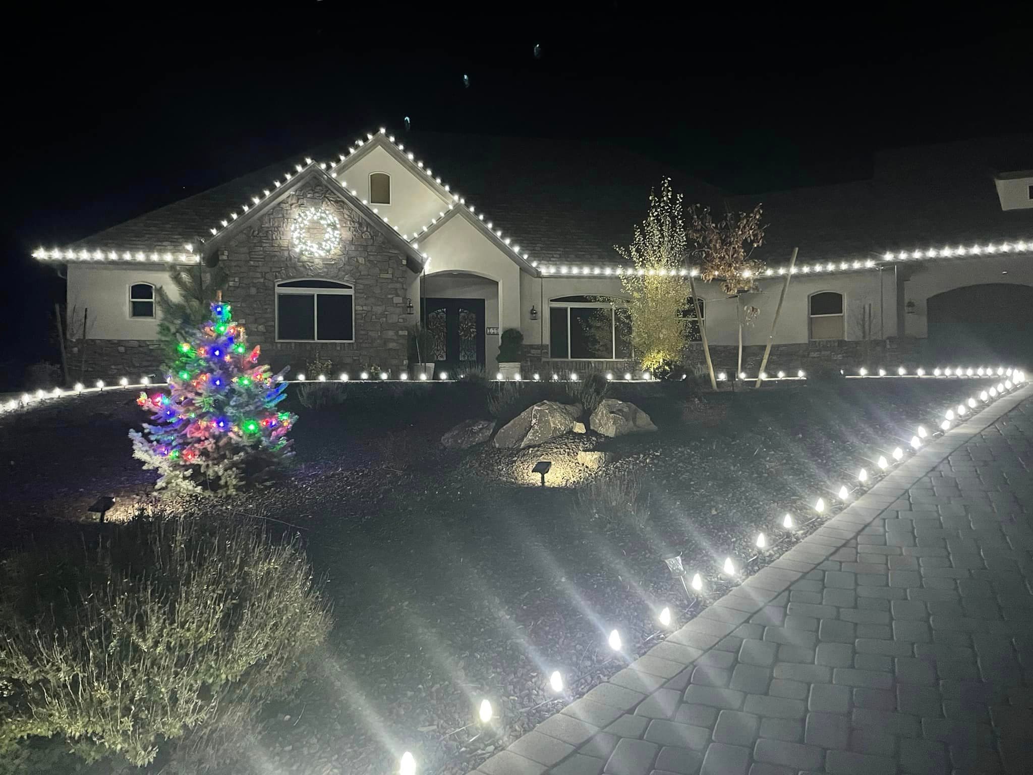 Holiday lighting installation 13 in the Prescott, AZ area