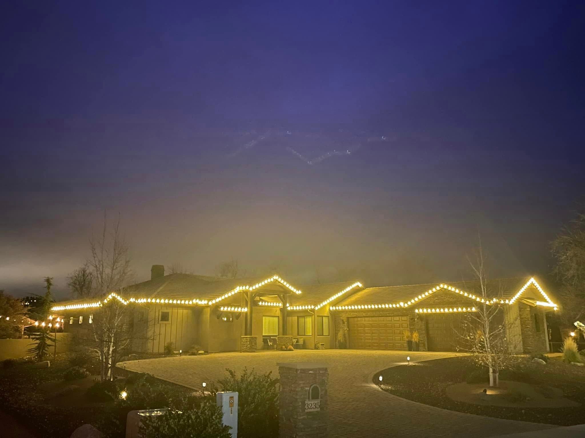 Holiday lighting installation 21 in the Prescott, AZ area