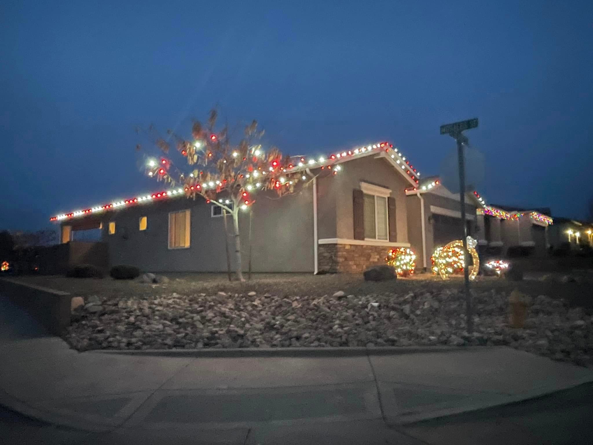 Holiday lighting installation 23 in the Prescott, AZ area